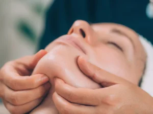 Drenagem linfatica facial